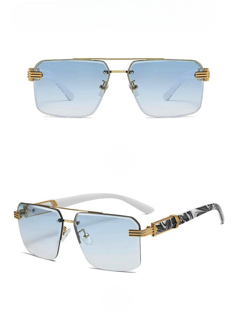 Skylar Davis Rimless Sunglasses