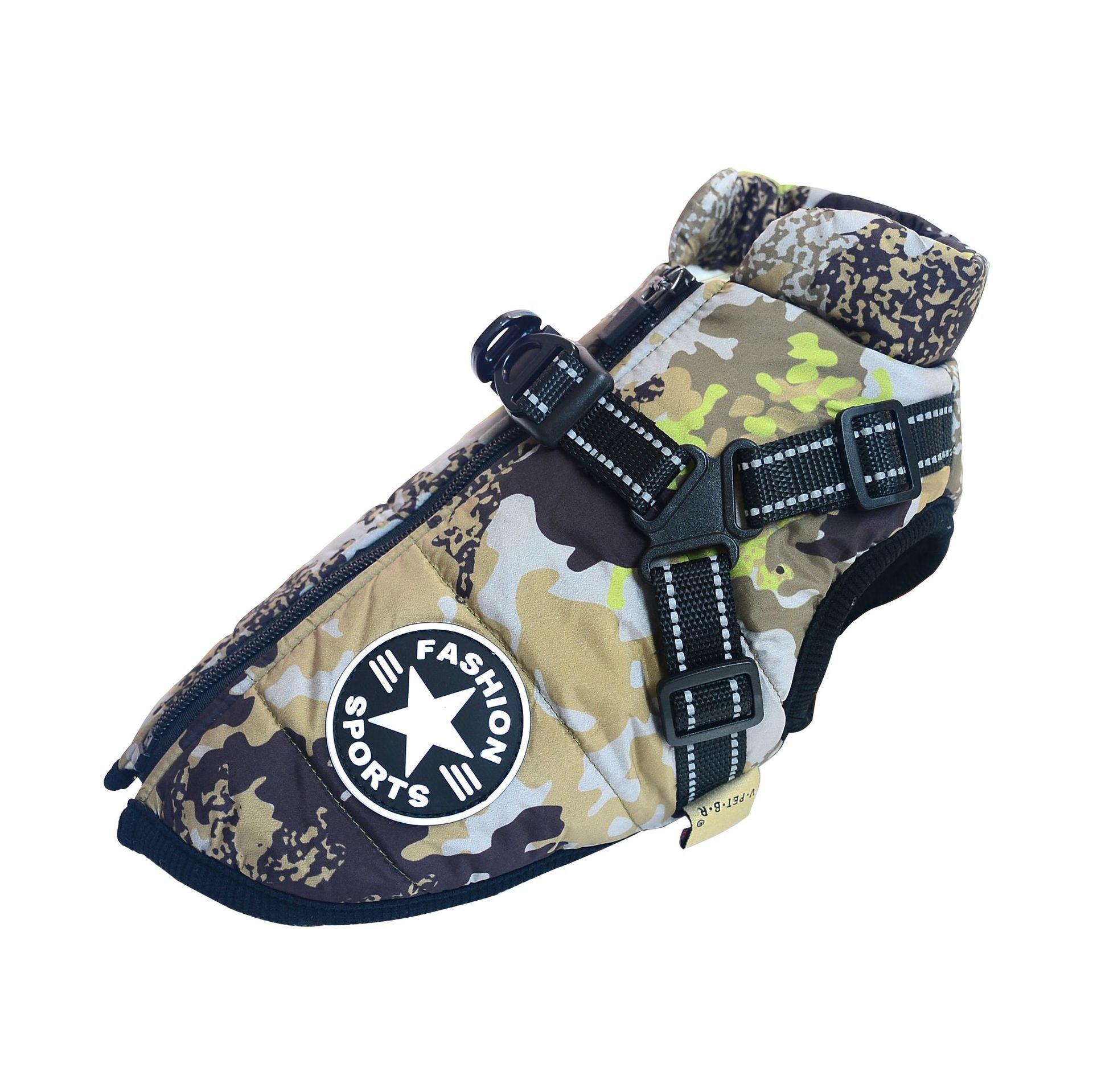 WoofGuard - Waterdichte winterjas met geïntegreerd harnas [Laatste dag korting]