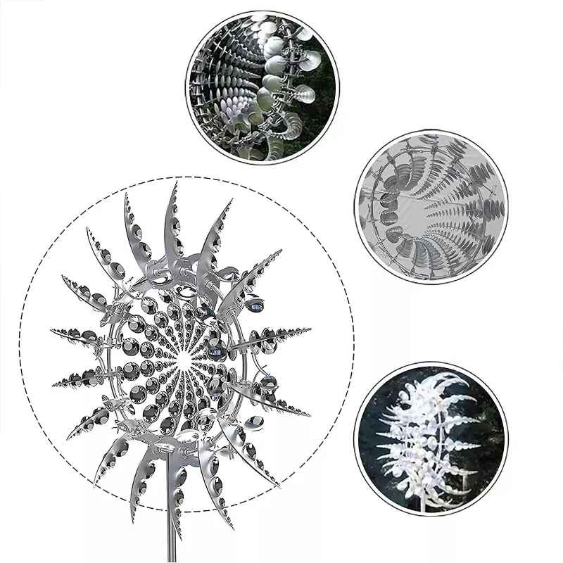 WindAura™ | Kinetische Tuinsculptuur – Pure rust bij elke bries, zonder stroom of geluid