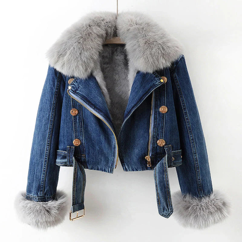 Bethany Luxurious Denim Coat