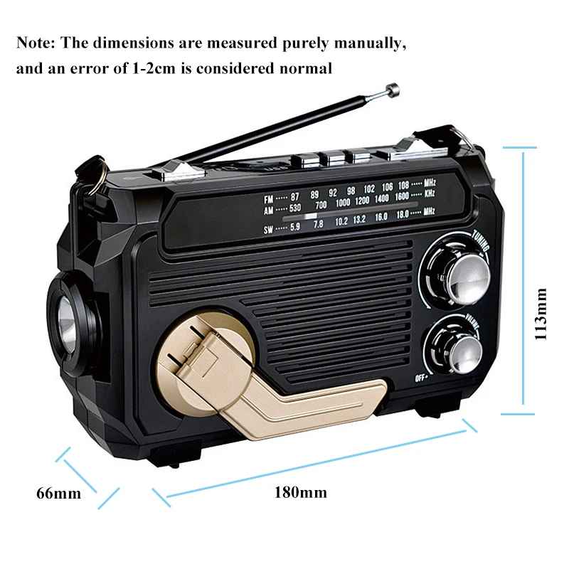 SafePulse™ | Noodradio & Zaklamp – Bereid voor elke noodsituatie