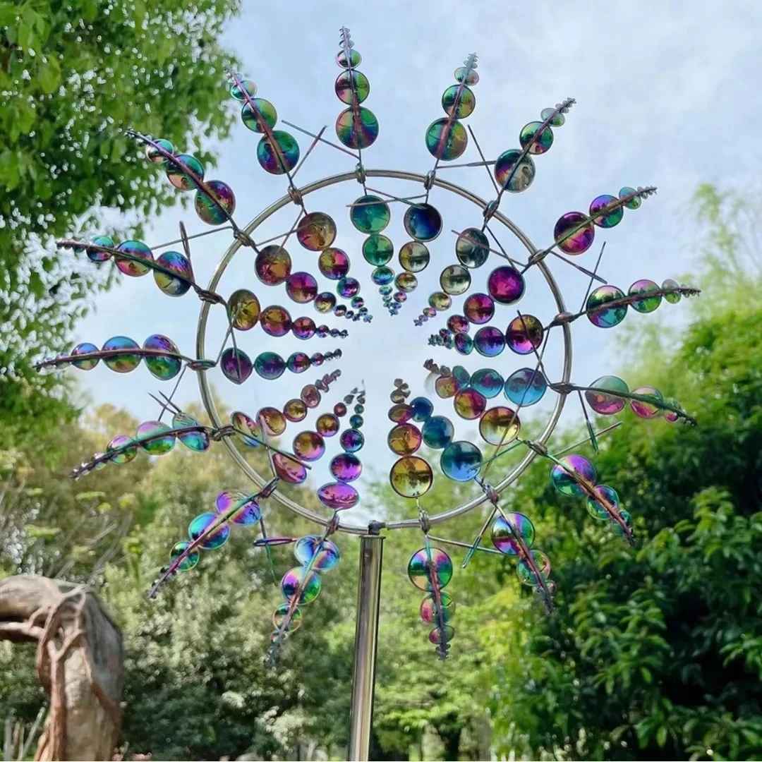 WindAura™ | Kinetische Tuinsculptuur – Pure rust bij elke bries, zonder stroom of geluid