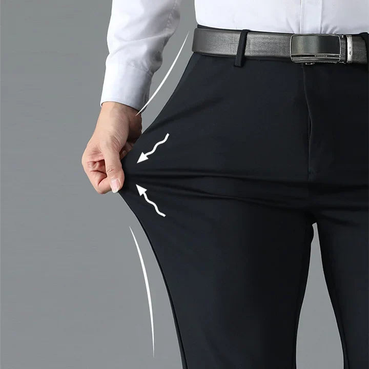 Klassieke herenbroek met goede Elasticiteit™ - De ultieme mix van comfort en veelzijdigheid voor elke gelegenheid!