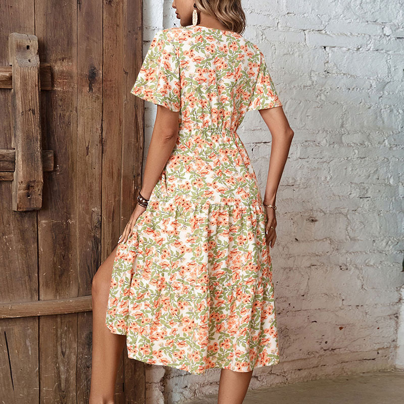 Floral Whispers Midi Dress