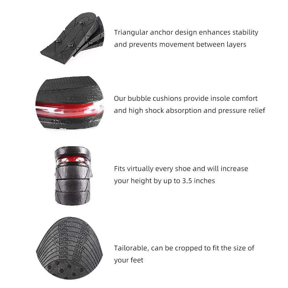 1+1 GRATIS | Hoogteverhogende inlegzolen™, voeg direct centimeters toe aan uw lengte