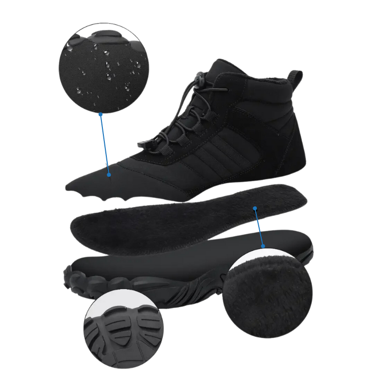 Polar Winter Blotevoeten Schoenen™ - Bescherm uw Voeten in de Winter
