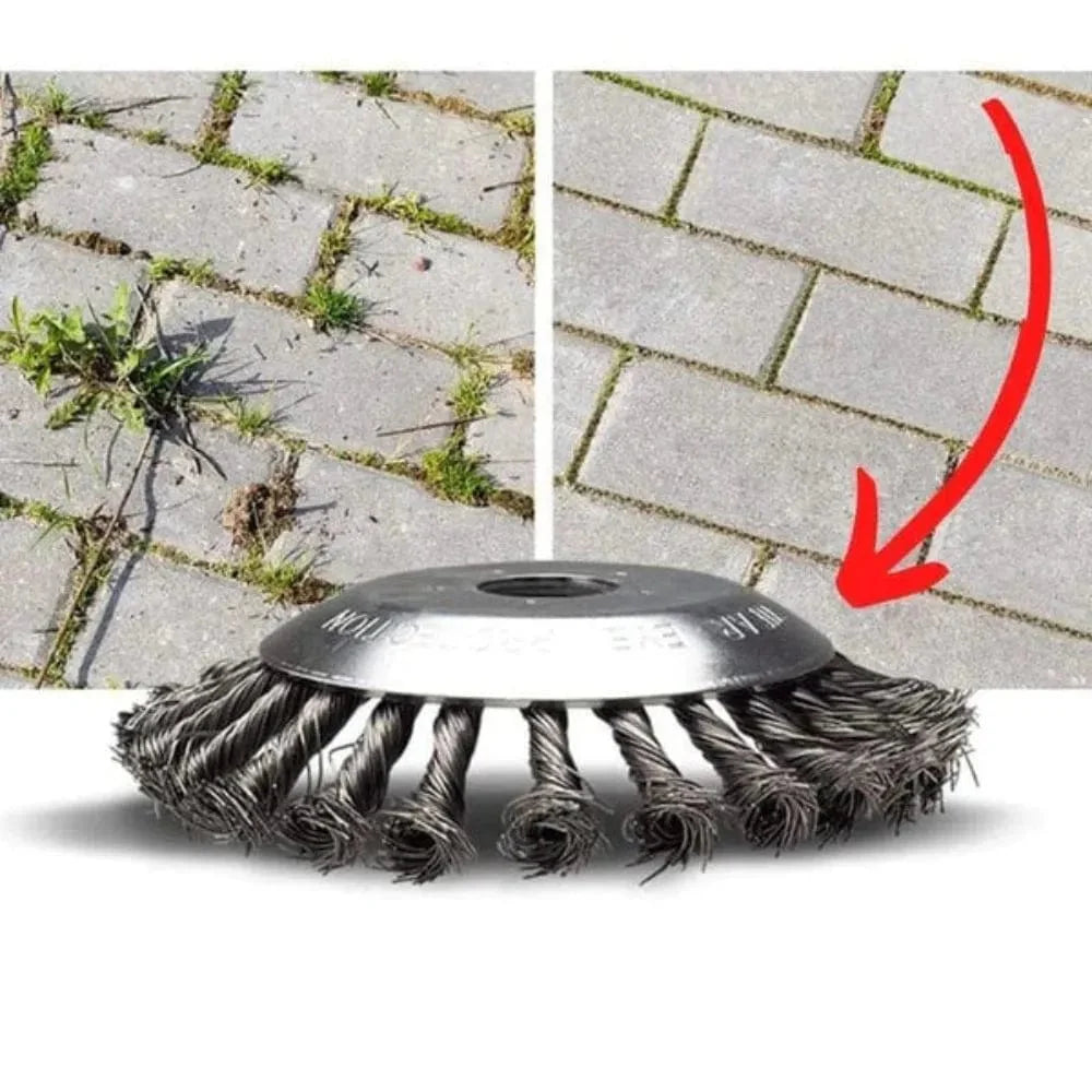 WeedMaster™ – De Krachtigste Onkruidborstel voor Moeilijke Terrein