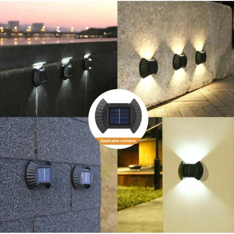 LumiCoquille™ | 1+1 Set – 2 Zonne-LED Tuinlampen zonder Stroomkosten