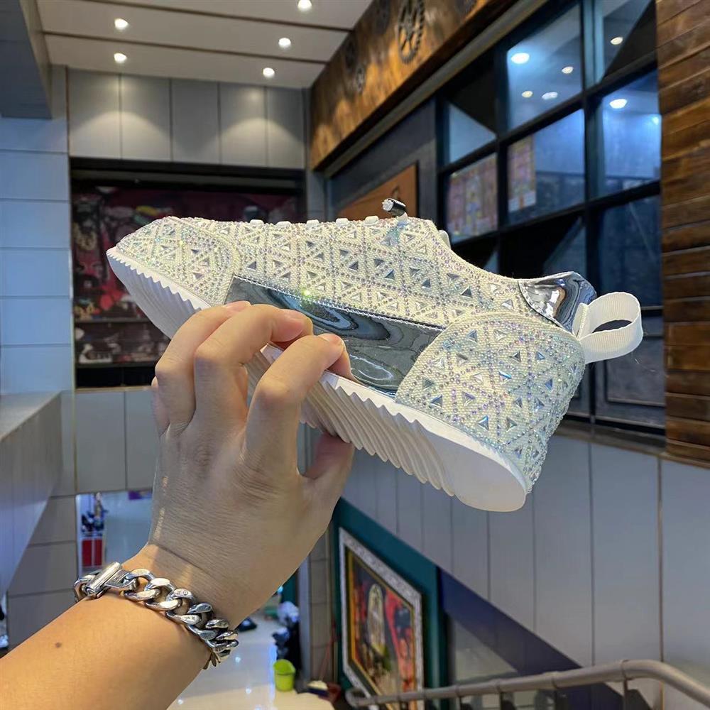 SneakLuxe™ - Diamant-gepopte sneakers voor heren