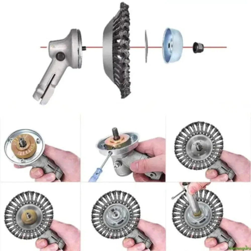 WeedMaster™ – De Krachtigste Onkruidborstel voor Moeilijke Terrein