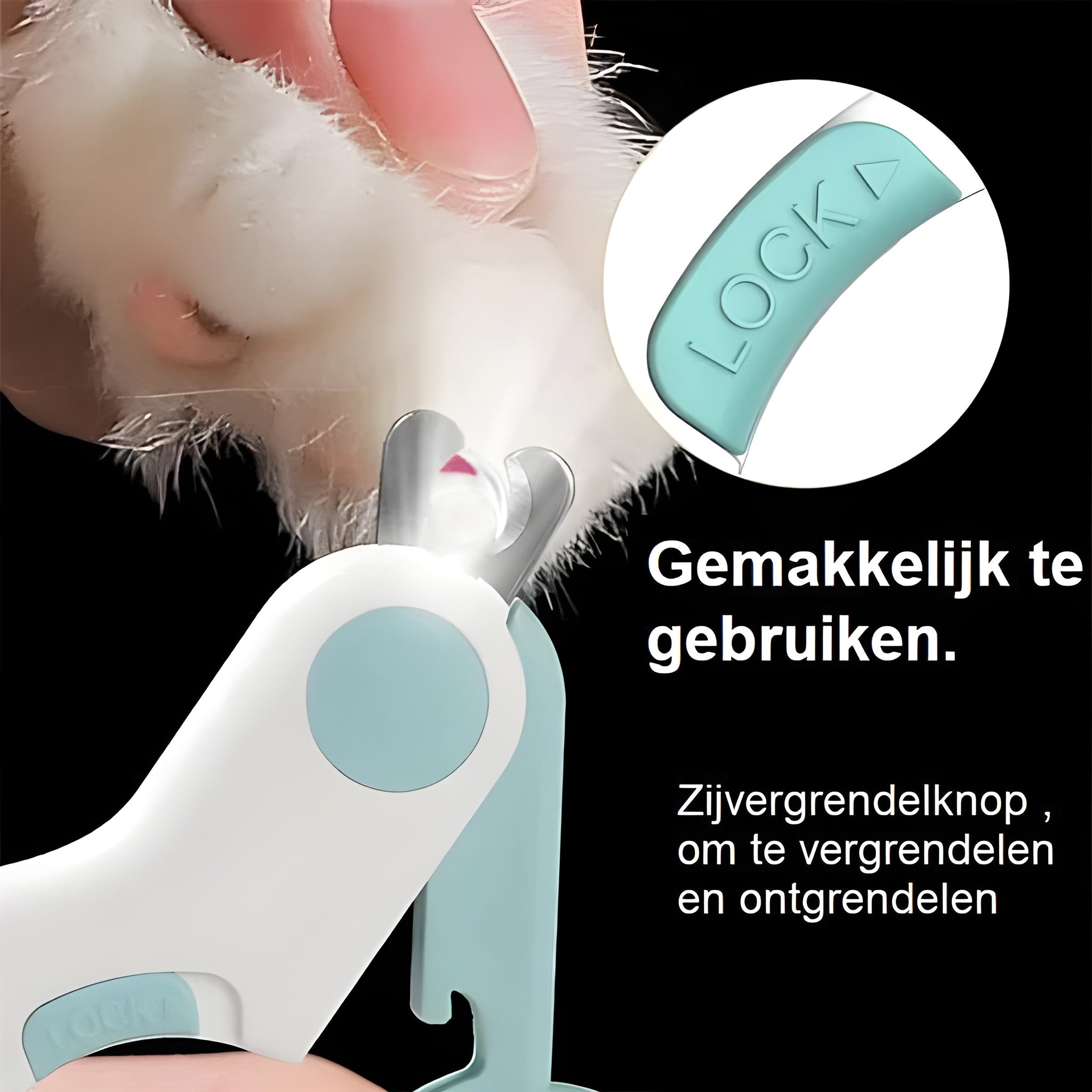 GlowTrim – De Slimme Nagelknipper voor Katten, Veilig en Stressvrij!