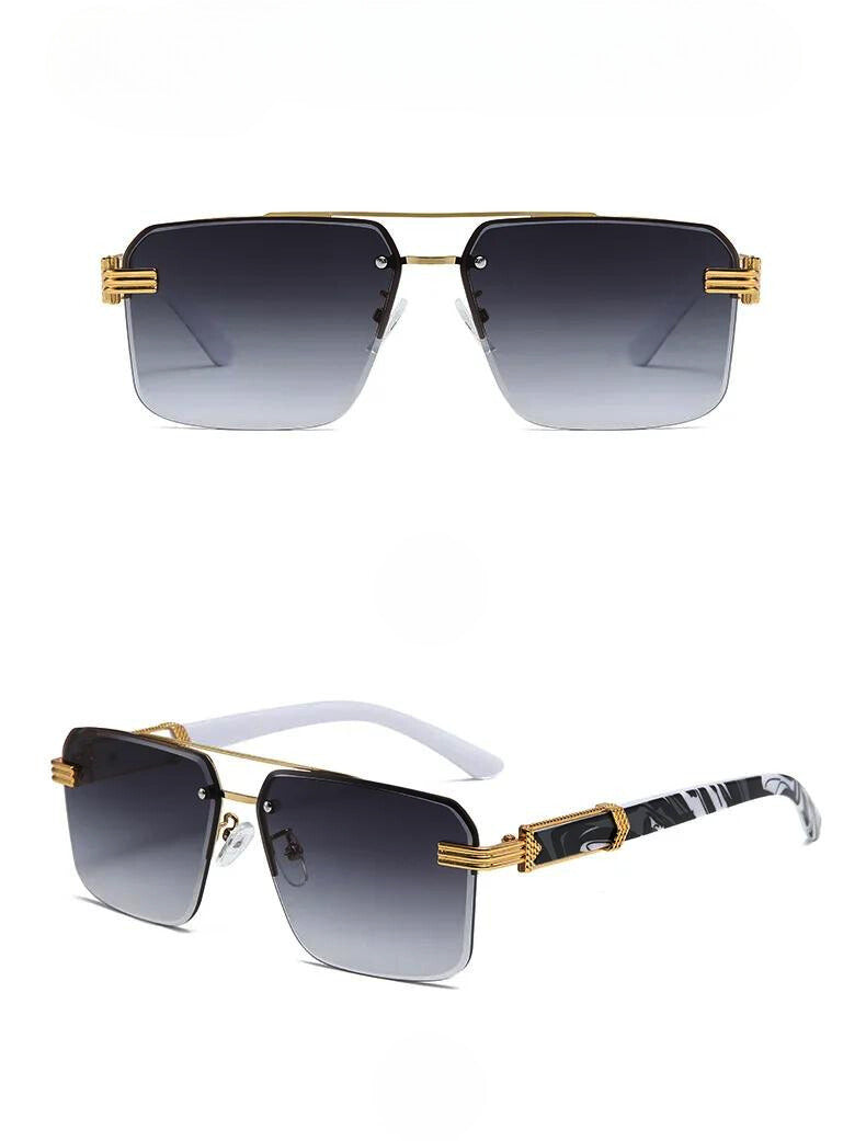 Skylar Davis Rimless Sunglasses