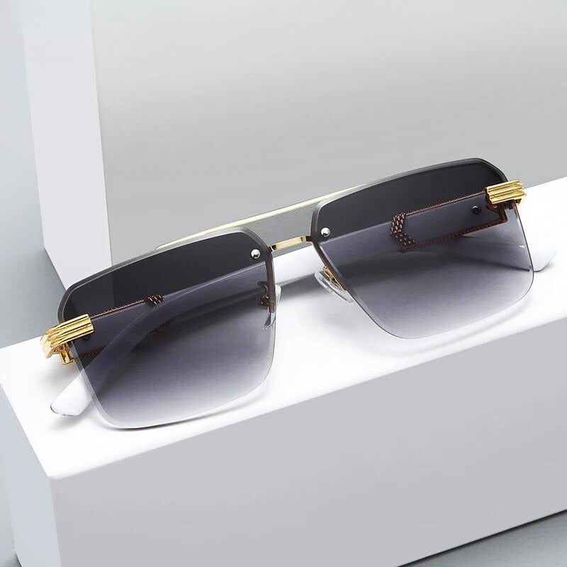 Skylar Davis Rimless Sunglasses