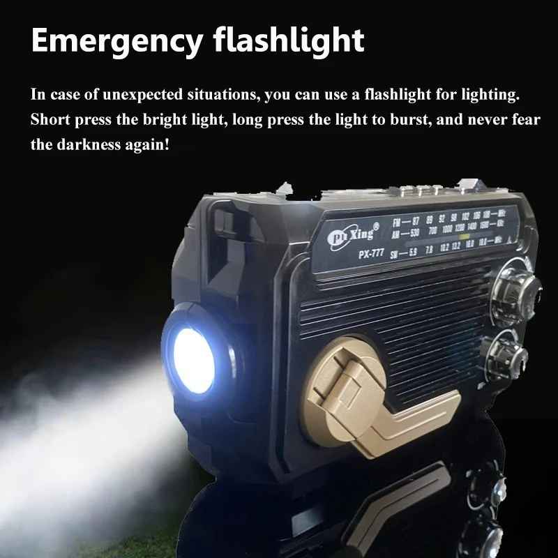 SafePulse™ | Noodradio & Zaklamp – Bereid voor elke noodsituatie