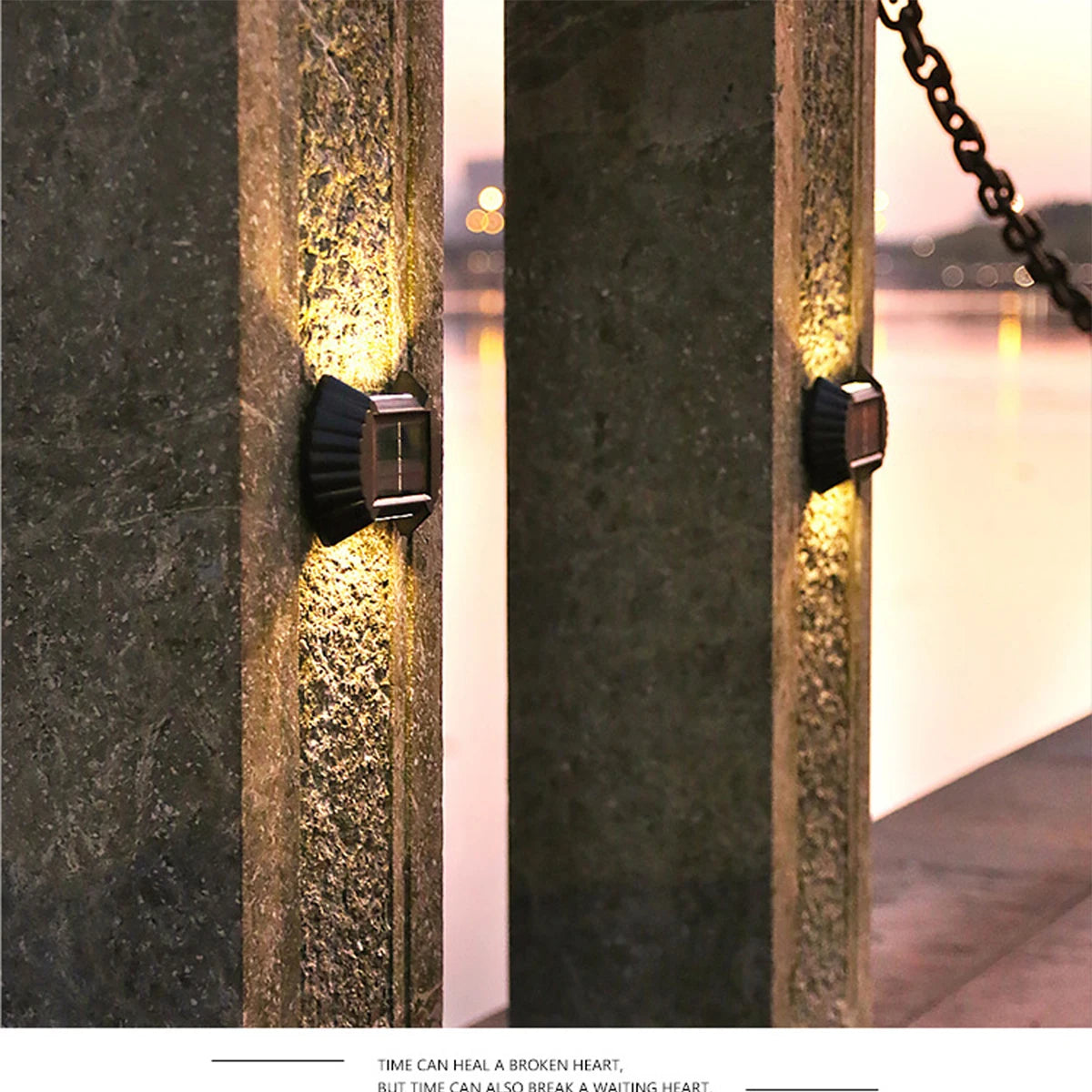 LumiCoquille™ | 1+1 Set – 2 Zonne-LED Tuinlampen zonder Stroomkosten