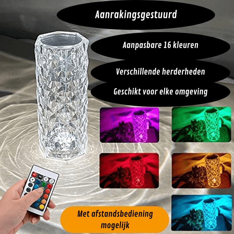 CrystalMax™ - LED Tafellamp met kristallen effect