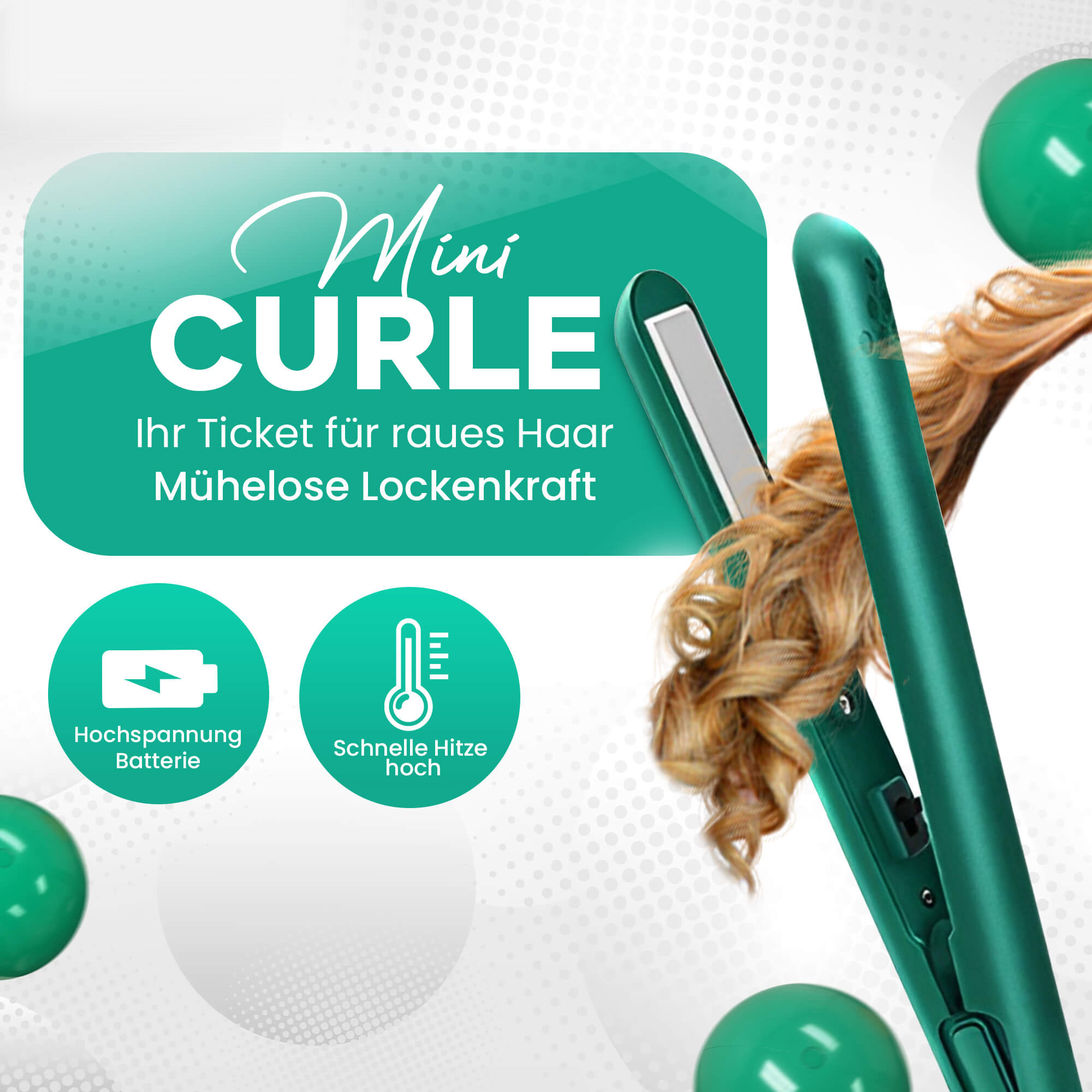 50% KORTING | VersaStyle - Mini krultang - Je salon thuis! [Laatste dag korting]