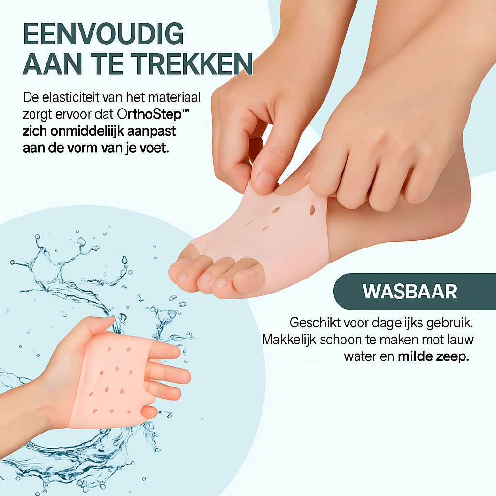 OrthoStep™ | Comfortabele Gelpads met Teenenspreiders 1+1 GRATIS