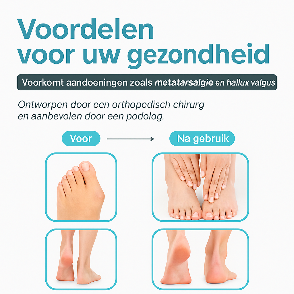 OrthoStep™ | Comfortabele Gelpads met Teenenspreiders 1+1 GRATIS