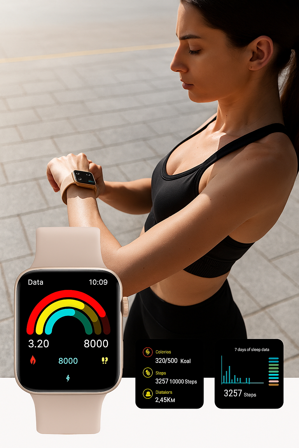 OrthoTime™ Smartwatch | Groot Display & Volledige Functies