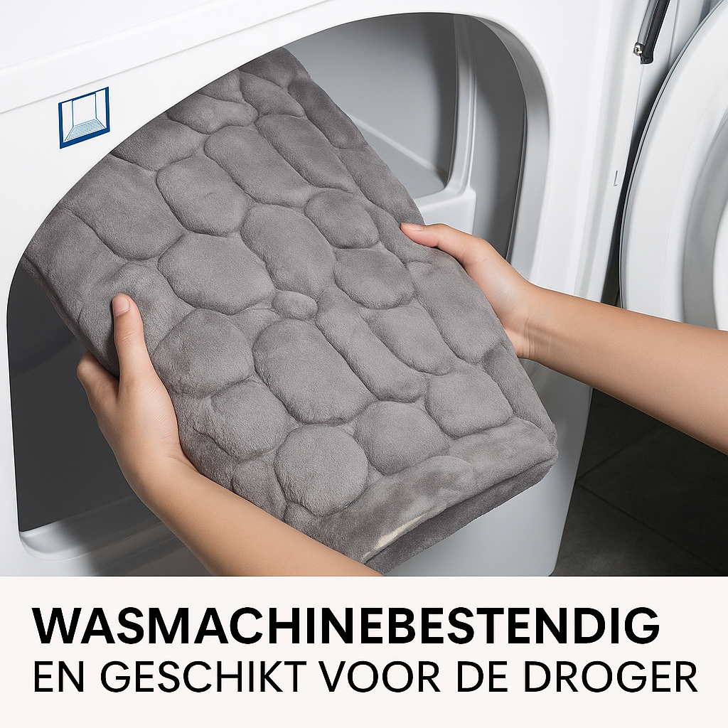 SoftStone™ LuxeMat – Zachte Comfortmat met Keienstructuur