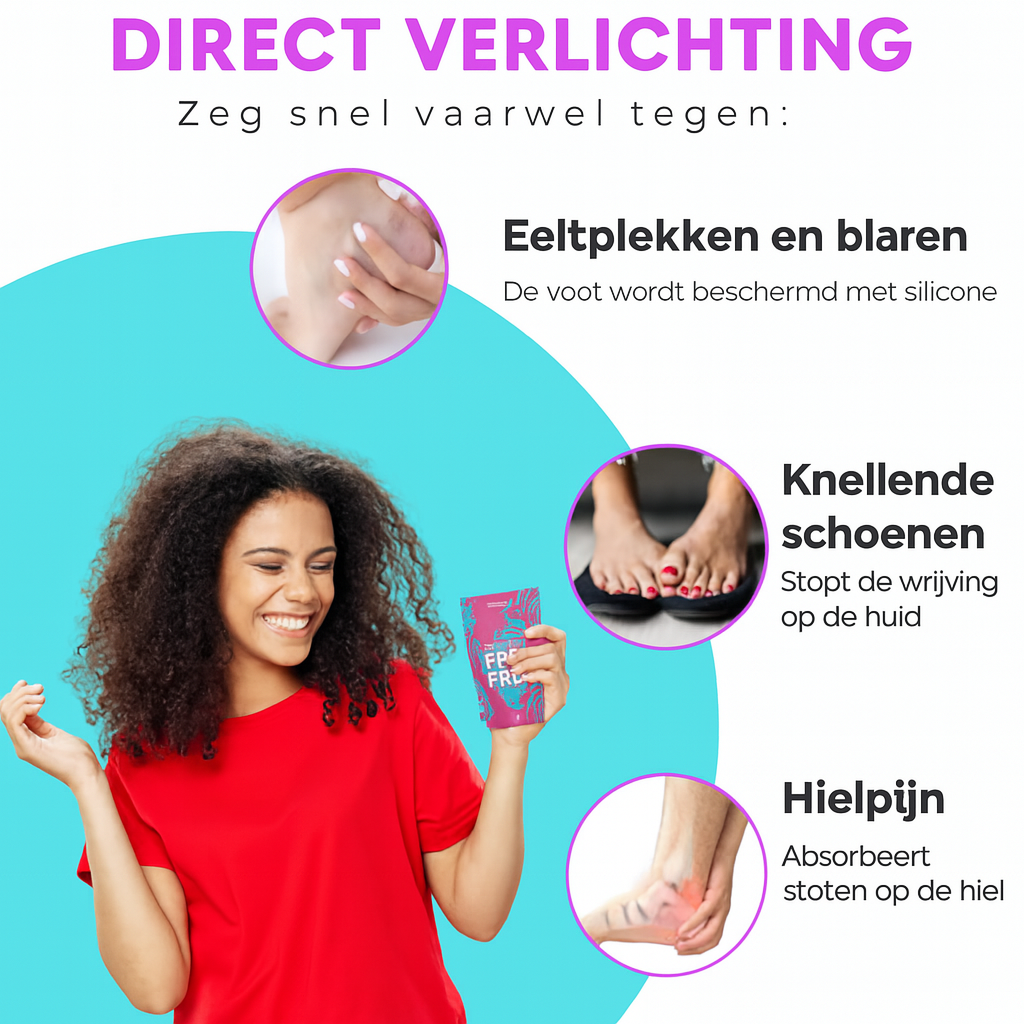 PharmaToe™ – Therapeutische Ademend Hielkussens 1+1 GRATIS