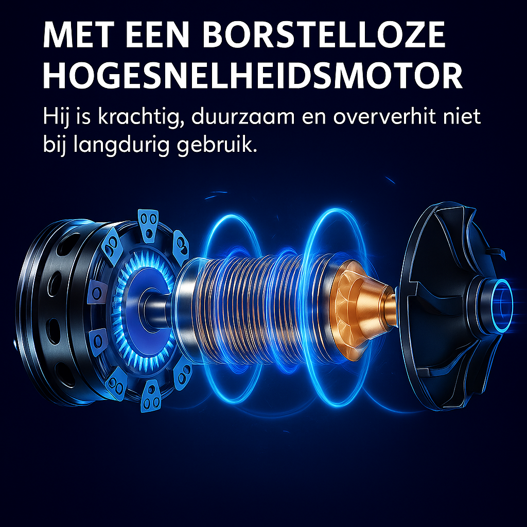 BladBreeze™ – Draadloze blazer voor razendsnel opruimen van bladeren, vuil, stof en alledaags afval