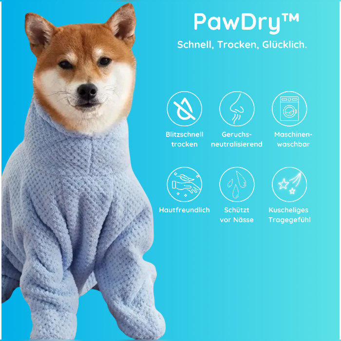 PawWrap - Sneldrogende, behaaglijke bescherming [Laatste dag korting]