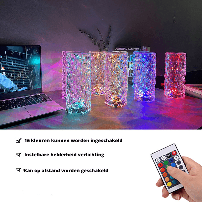 CrystalMax™ - LED Tafellamp met kristallen effect