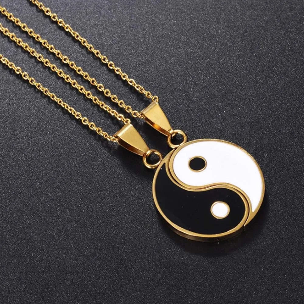Yin-Yang Love Necklaces (Set of 2)