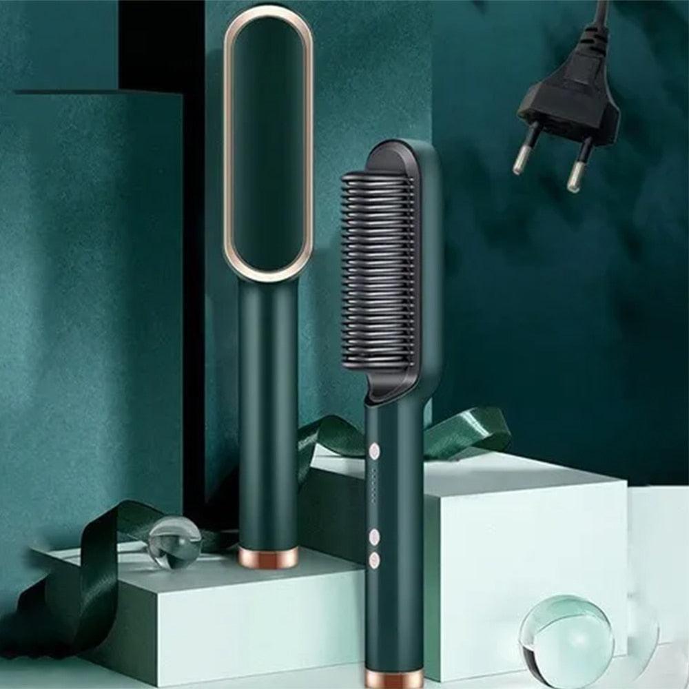 Stijltang met geïntegreerde kam - binnen 3 minuten glad en glanzend haar