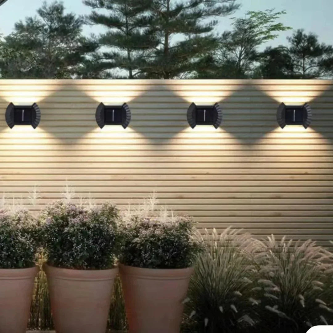 LumiCoquille™ | 1+1 Set – 2 Zonne-LED Tuinlampen zonder Stroomkosten