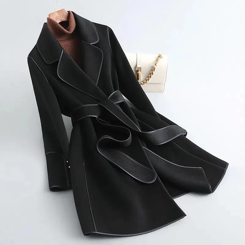 Mariana Belted Wrap Coat