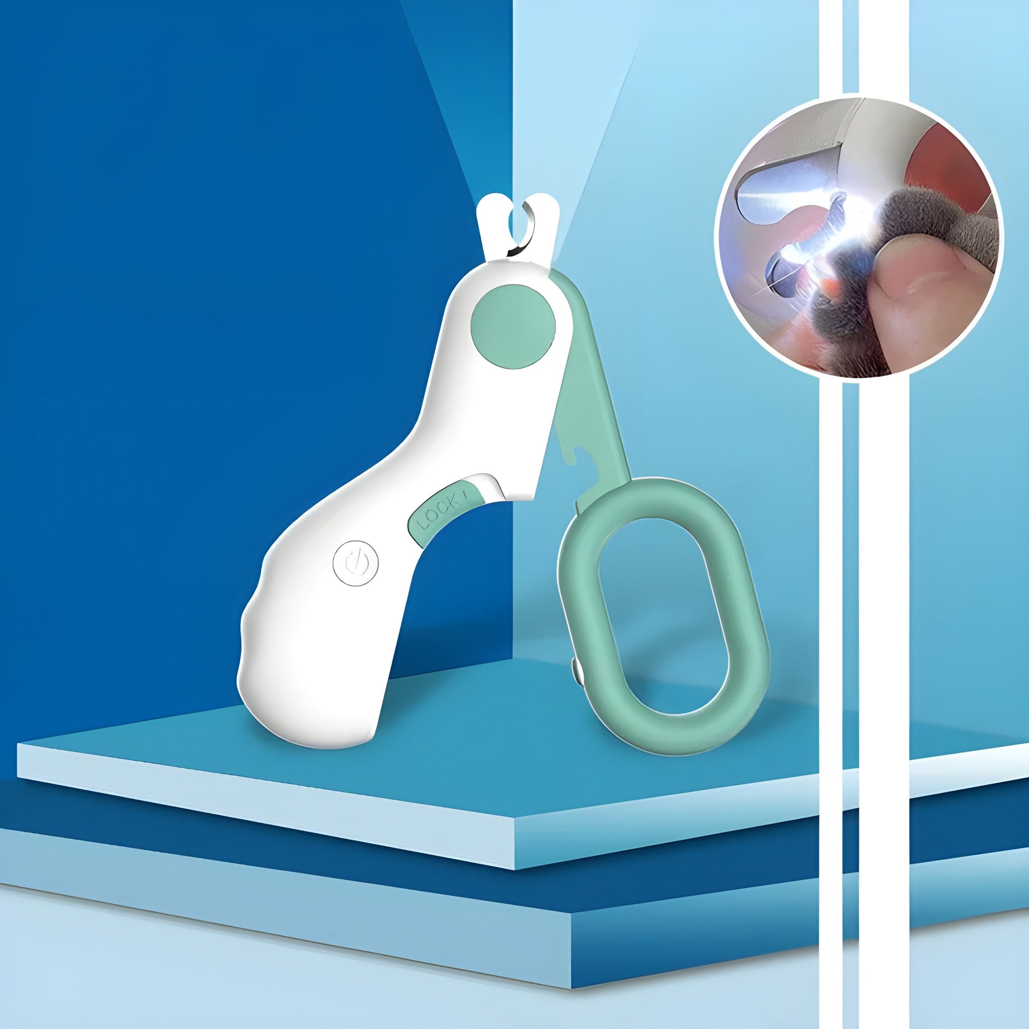 GlowTrim – De Slimme Nagelknipper voor Katten, Veilig en Stressvrij!