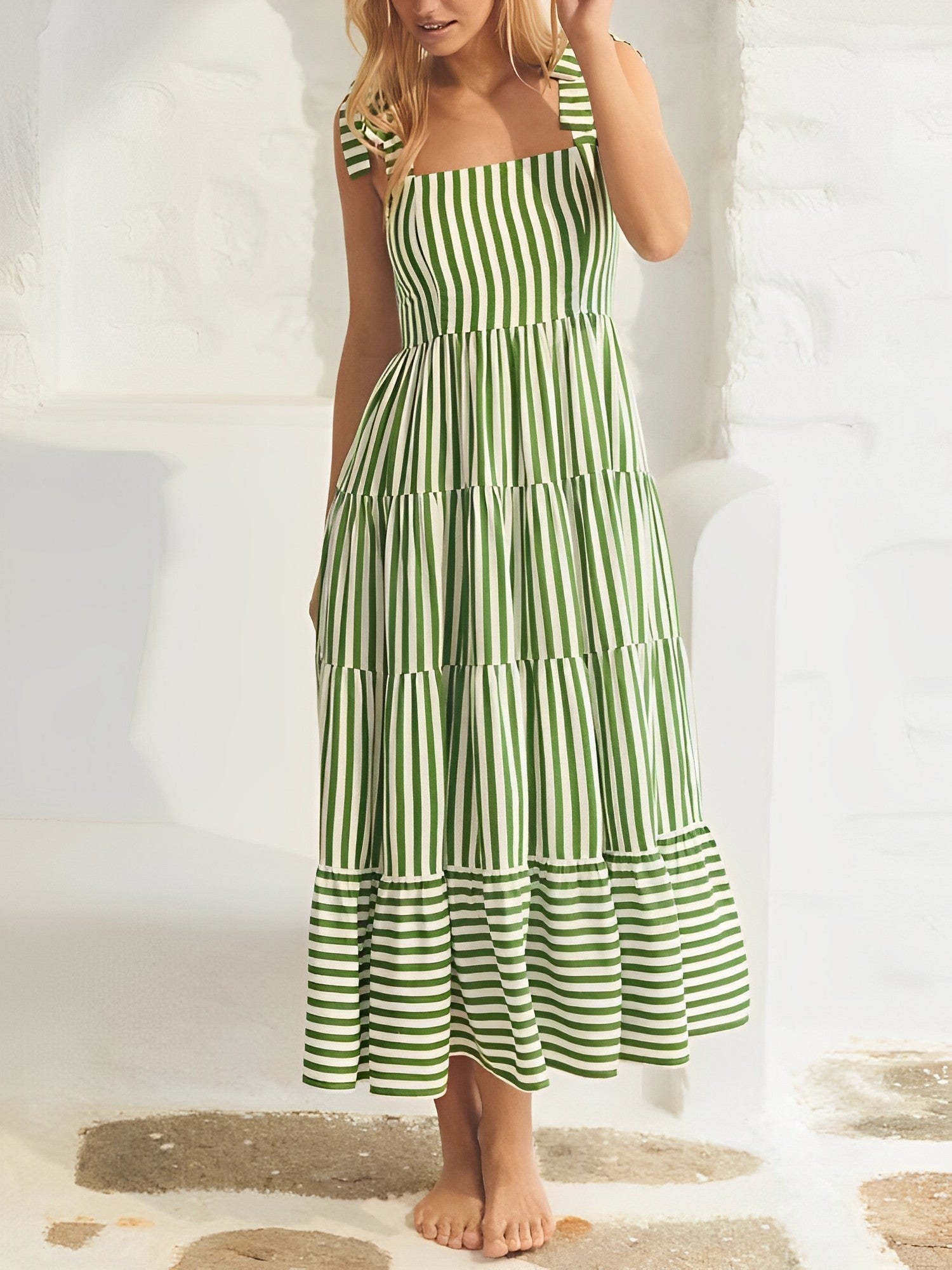 Zomerjurk met bandjes - CLARISSE