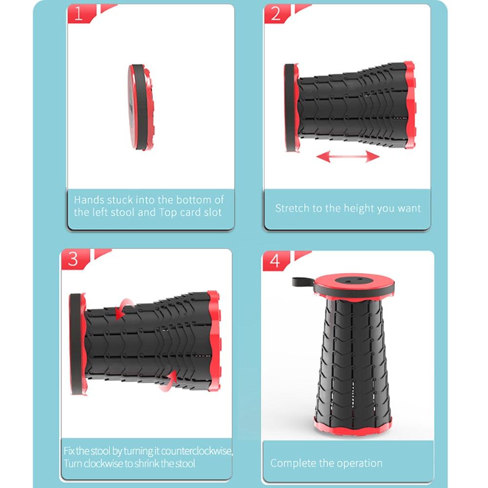 Festival Kruk™ De uitvouwkruk, perfect voor onderweg!