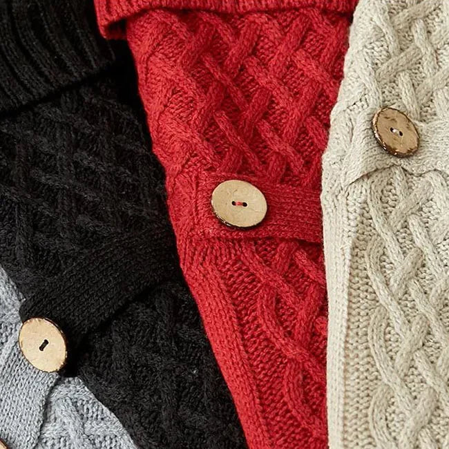 Cozy Cable Knit Slipper Socks