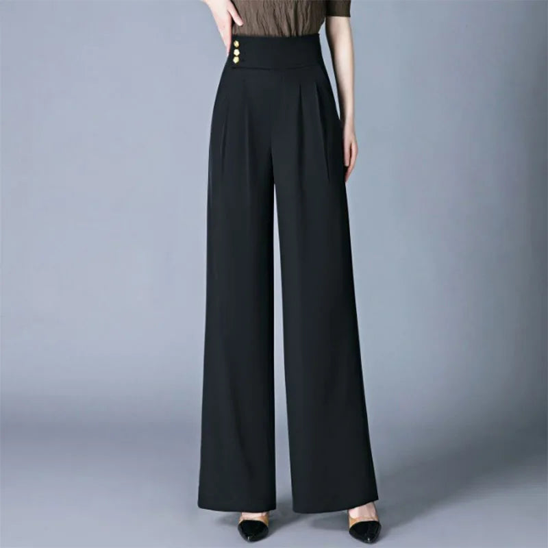 Rose High Waist Wide Leg Pants
