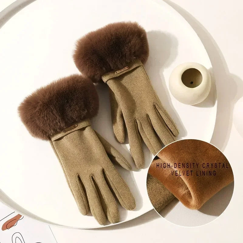 Isabella Fur Cuff Gloves