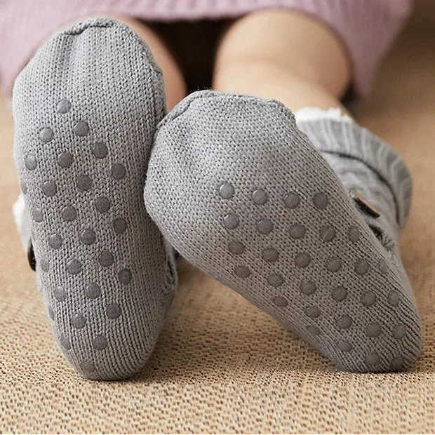 Cozy Cable Knit Slipper Socks