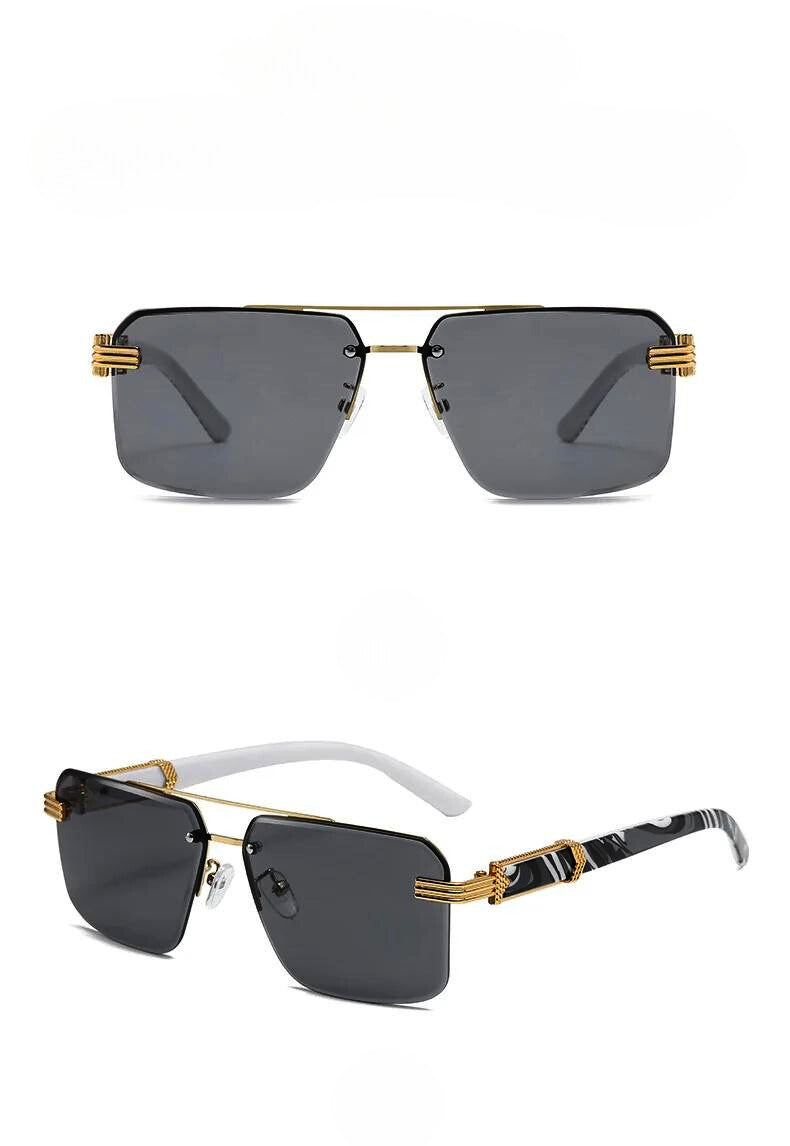 Skylar Davis Rimless Sunglasses