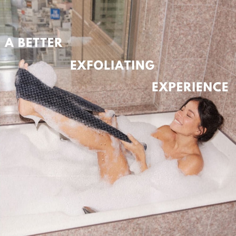 2+2 Gratis | GlowWeave™ Exfoliërende Badhanddoek