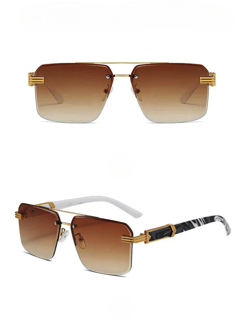 Skylar Davis Rimless Sunglasses