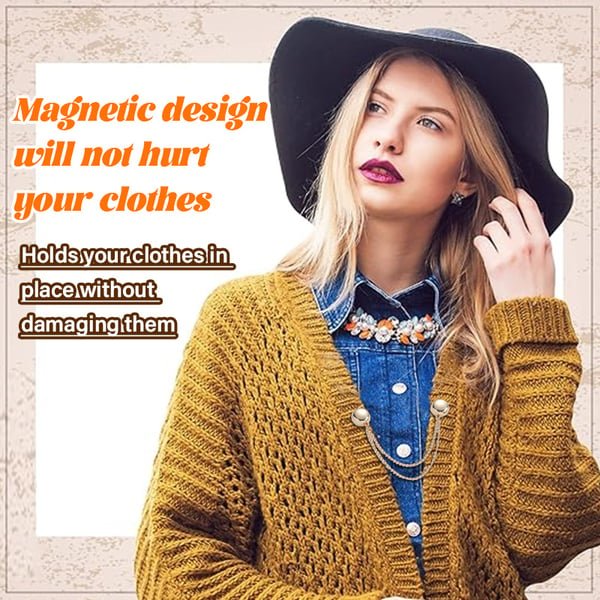 2+1 GRATIS | StyleClip™ - Stijlvolle magnetische clip om je outfit te stylen [Laatste dag korting