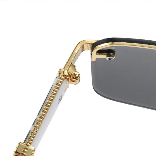 Skylar Davis Rimless Sunglasses
