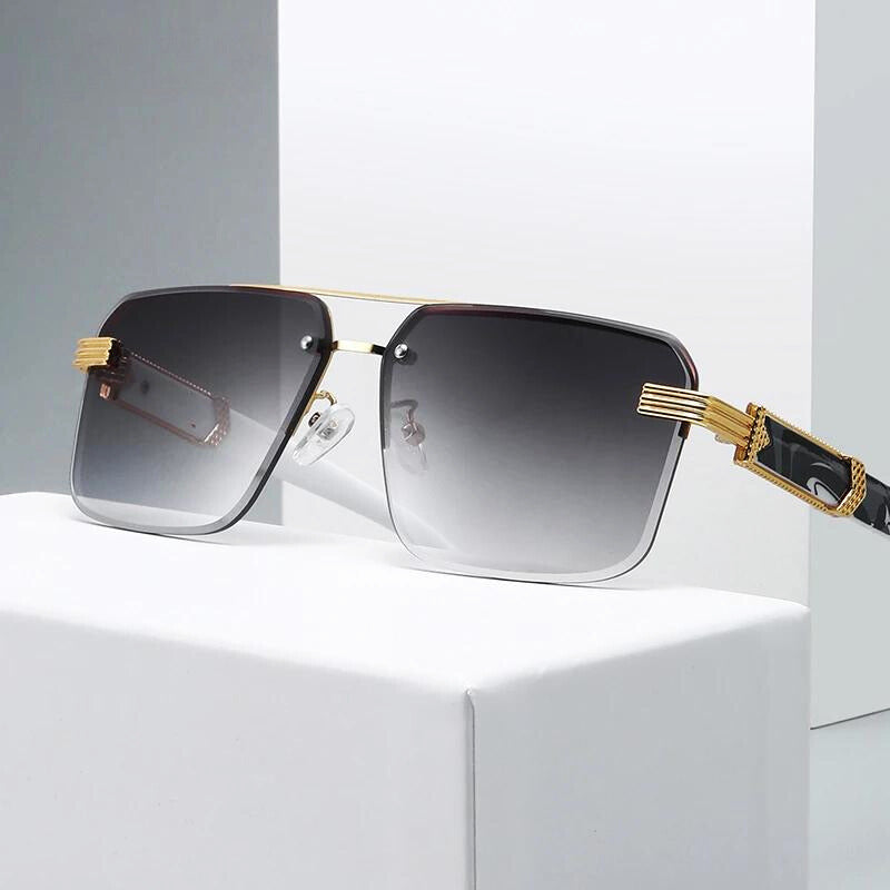 Skylar Davis Rimless Sunglasses