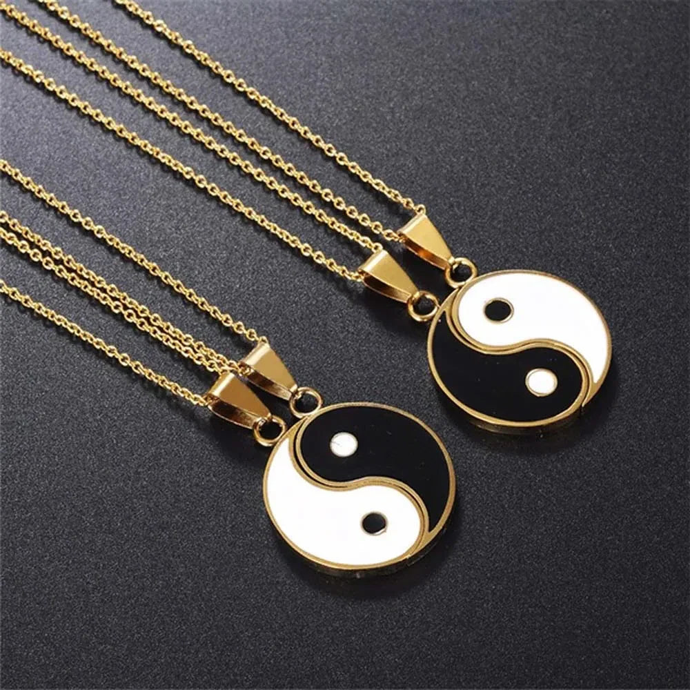 Yin-Yang Love Necklaces (Set of 2)