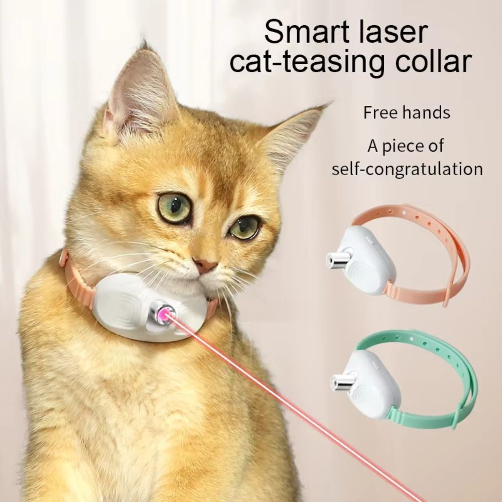FurryFlash - Kattenhalsband Laser Licht Speelgoed - Eindeloos speelplezier voor je kat