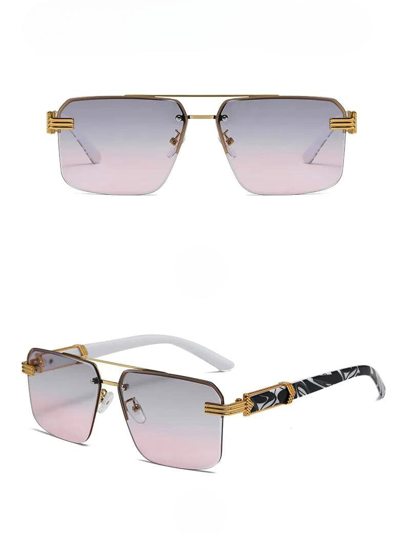 Skylar Davis Rimless Sunglasses