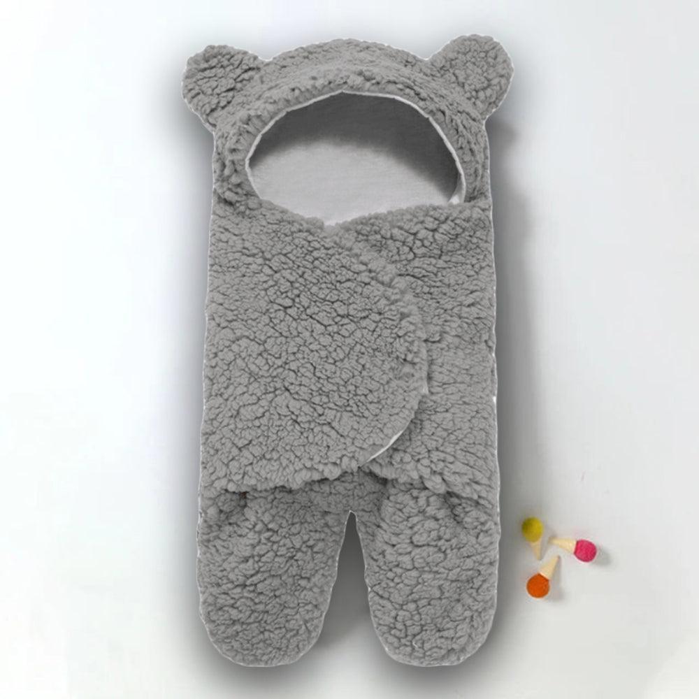 Fluffy Beren wikkeldeken | Warme en knusse baby slaapzak